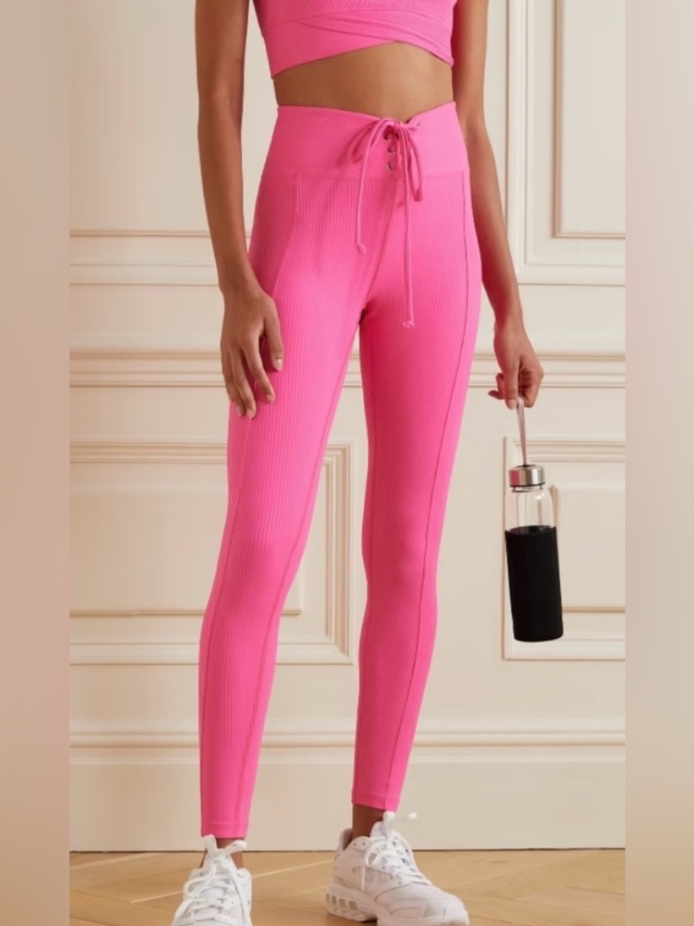 Year of Ours Football legging in magenta